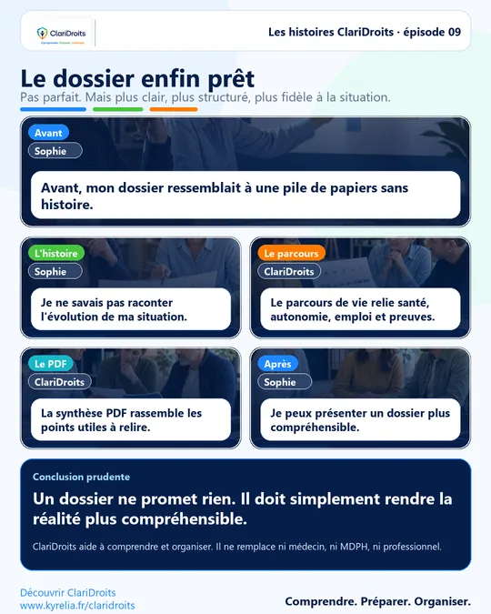 Les histoires ClariDroits épisode 9 : Le dossier enfin prêt
